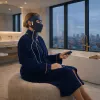 Medivon Lumi 3D Pro LED-Lichtmaske fürs Gesicht, Marineblau