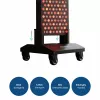 MEDIVON Lumera Stand mobiler Ständer für LED-Panels Lumera Plus und Lumera Max, 4 Rollen, schwarz
