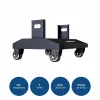 MEDIVON Lumera Stand mobiler Ständer für LED-Panels Lumera Plus und Lumera Max, 4 Rollen, schwarz