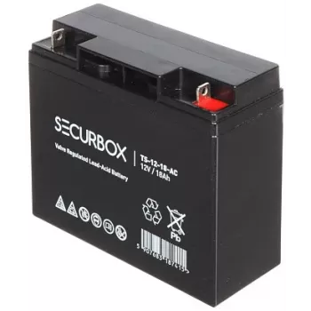 Batterie 12V/18Ah Securbox