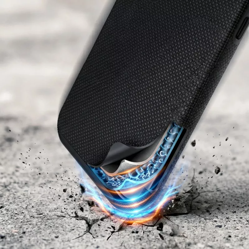 3MK Fortis MagCase für Samsung Galaxy S25 Ultra - Schwarze MagSafe-Schutzhülle