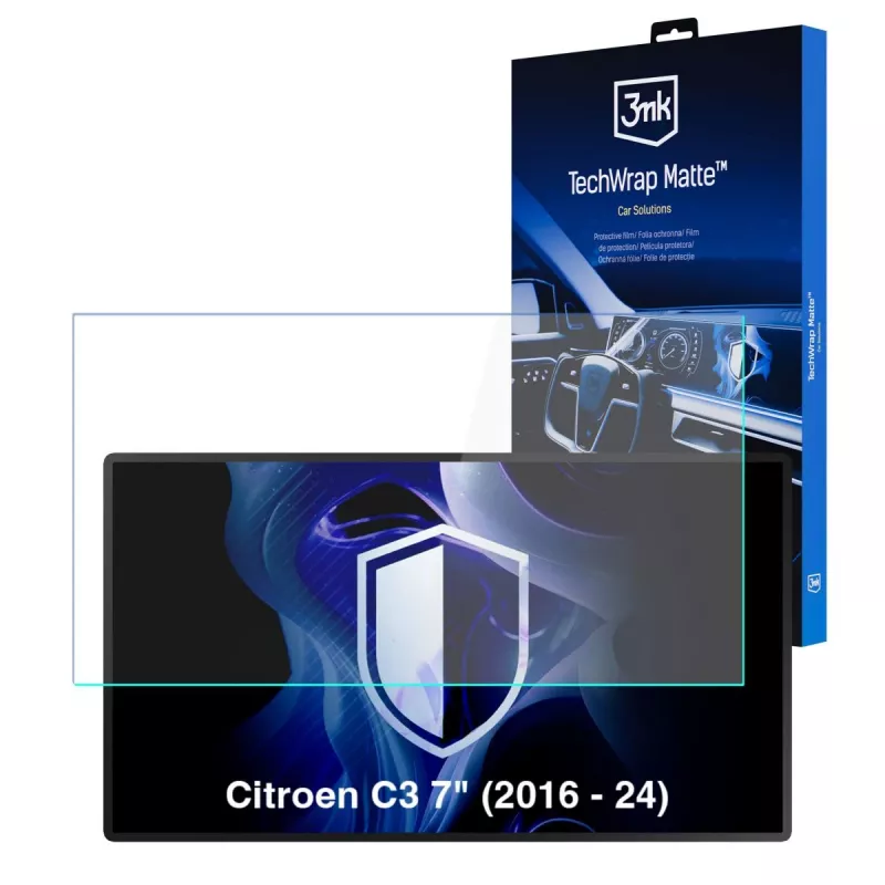 3MK PROTECTION Citroen C3 (2016-2024) TechWrap Mattes Displayschutzfolie für den mittleren Bildschirm