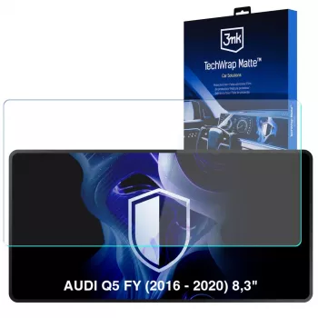 3MK PROTECTION Audi Q5 FY (2016-2020) 8,3 Zoll TechWrap Matter Center-Display-Schutzfolie