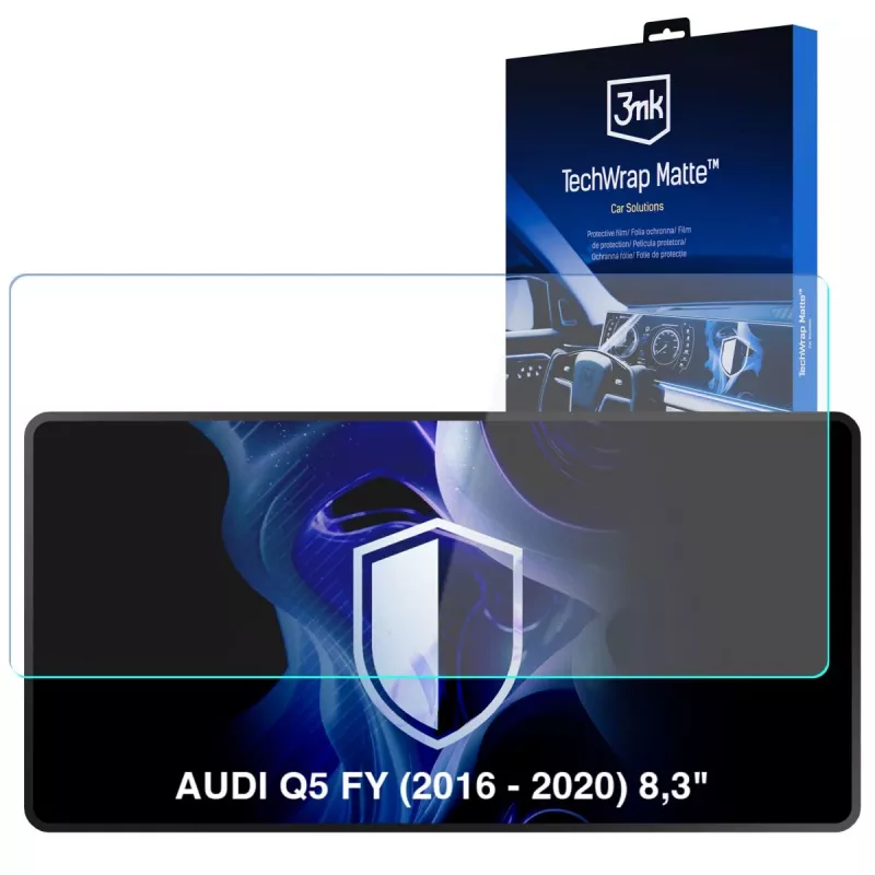 3MK PROTECTION Audi Q5 FY (2016-2020) 8,3 Zoll TechWrap Matter Center-Display-Schutzfolie