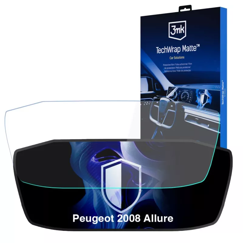 3MK PROTECTION TechWrap Matter Displayschutzfolie für das Kombiinstrument des Peugeot 2008 Allure