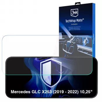 3MK PROTECTION Mercedes GLC X253 (2019-2022) 10,25 Zoll TechWrap Matt Displayschutzfolie