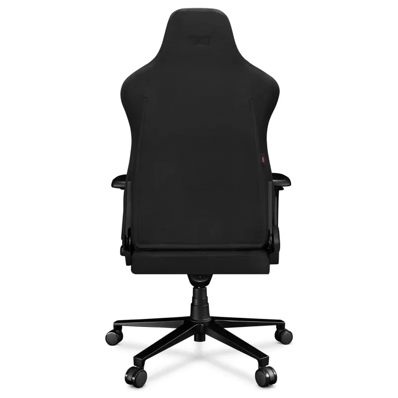 YUMISU 2053 Gaming-Stuhl, Stoffbezug, schwarz (Y-2053-BB-M)