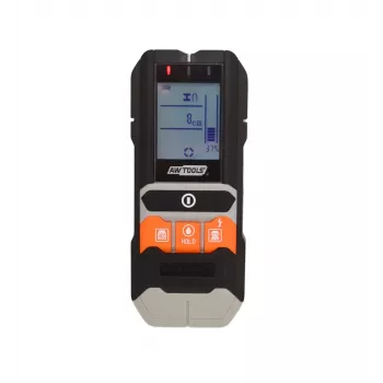 AWTOOLS 4-in-1 Multifunktions-Detektor – Metall, AC-Stromkabel, Holz/Ständer & Feuchtigkeitssensor mit LCD-Anzeige, akustischem Alarm und automatischer Kalibrierung