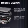 CRONG Hybrid Watch Case mit gehärtetem Glas für Apple Watch 44mm - Transparent