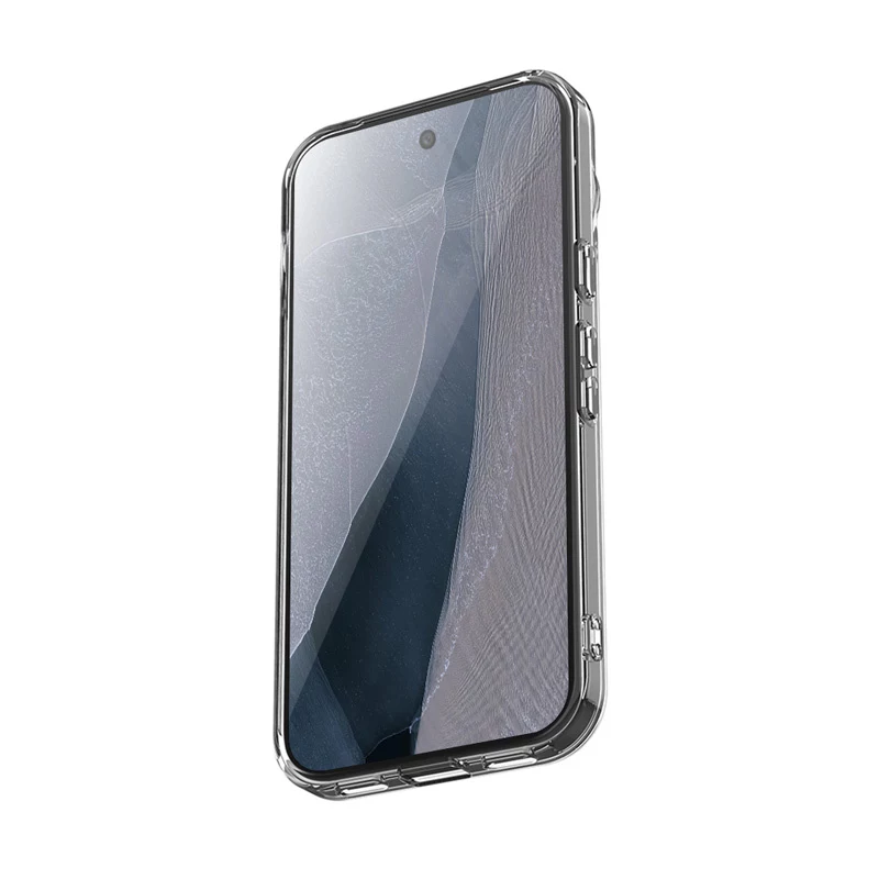Crong Hybrid Clear Magnetic MagSafe-Hülle für Google Pixel 11 Pro - Transparent