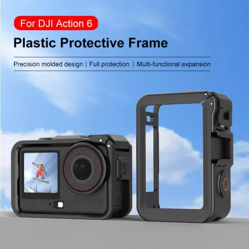 PULUZ Kamerakäfig Rahmenhalterung für DJI Osmo Action 6 - PU1088B