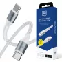 3mk Hyper Cable N-SERIES USB-C auf USB-C 2m PD 3.0 QC 3.0 20V/5A 100W Weiß