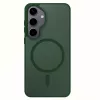 3MK Smoke MagCase für Samsung Galaxy S25 - Grüne transluzente MagSafe-Rückseitenhülle