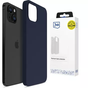 3MK PROTECTION Apple iPhone 15 - 3mk Hardy Mellow Hülle Dunkelblau
