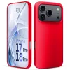 3mk Hardy Mellow Hülle für Apple iPhone 17 Pro / 18 Pro Rot