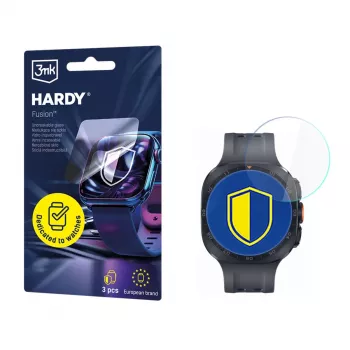 3mk Hardy Fusion Watch-Schutz für Samsung Galaxy Watch Ultra 2 (2026) - Transparente Hybridfolie Displayschutz