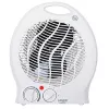 Adler AD 7728 PTC Keramik-Heizlüfter 2000W mit Oszillation, 2 Heizstufen, Kaltluftmodus, Überhitzungs- und Kippschutz, Weiß/Schwarz