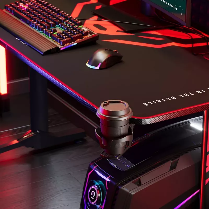 Diablo X-Mate 1400 Gaming-Schreibtisch 140 cm x 60 cm Schwarz