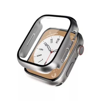 Crong Hybrid Watch Case mit gehärtetem Glas für Apple Watch 40mm - Starlight