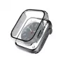 CRONG Hybrid Watch Case mit Tempered Glass Bildschirmschutz für Apple Watch 45mm - Transparent