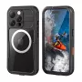 Crong Seal Cover wasserdichte Hülle IP68 für iPhone 16 Pro (Schwarz)