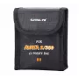 SUNNYLIFE Feuersichere Batterie-Schutztasche für DJI Avata 2 - Platz für 2 Akkus, Schwarz