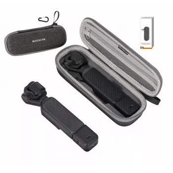 SUNNYLIFE Hartschalenkoffer mit Karabiner für DJI Osmo Pocket 4 / 3 - Grau