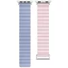Beline Magnetic Pro Apple Watch Armband 38/40/41mm Pink/Sierra Blue