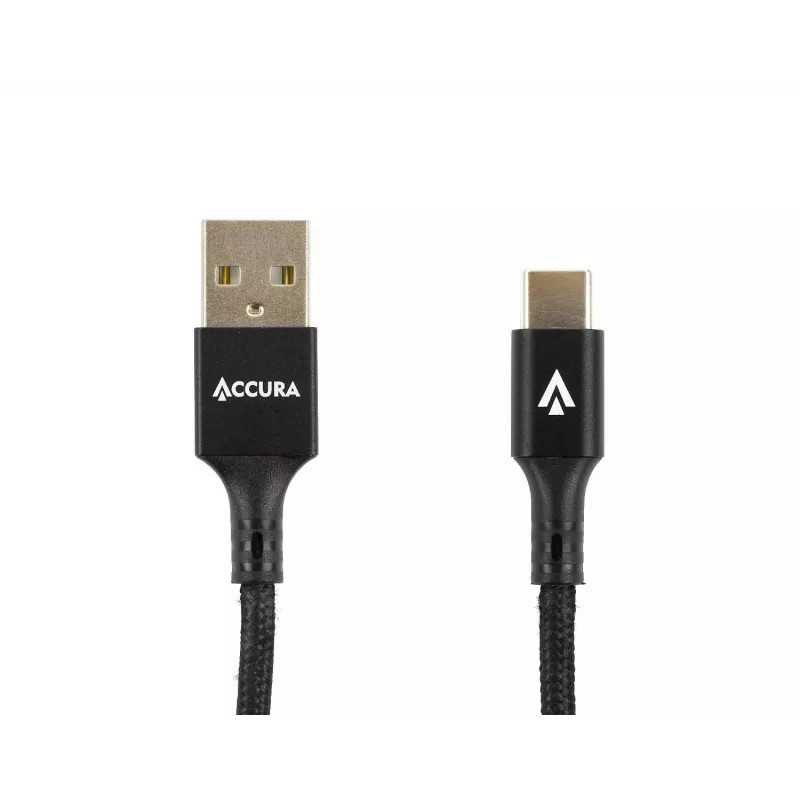 Accura USB 2.0 auf USB-C Kabel 1,0 m Schwarz