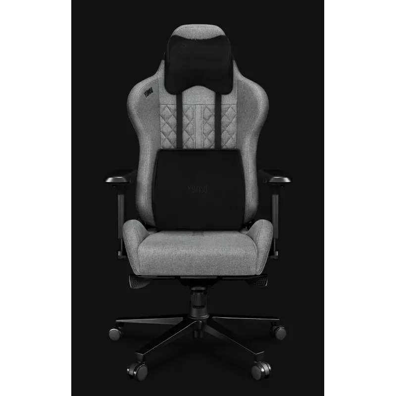 YUMISU 2050 Bürostuhl, Stoffbezug, Cloud/Black (Y-2050-LB-M)