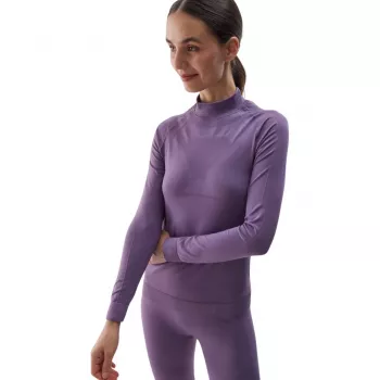 Nahtloses Thermounterwäsche-Set für Damen 4F F156 Lila XS/S