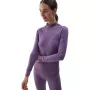 Nahtloses Thermounterwäsche-Set für Damen 4F F156 Lila XS/S