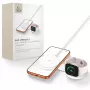 TECH-PROTECT A55 2-in-1 Magnetisches MagSafe-Ladegerät 25W Qi2.2 Weiß
