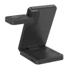 TECH-PROTECT A56 3-in-1 Magnetisches MagSafe kabelloses Ladegerät 25W Qi2.2 Schwarz
