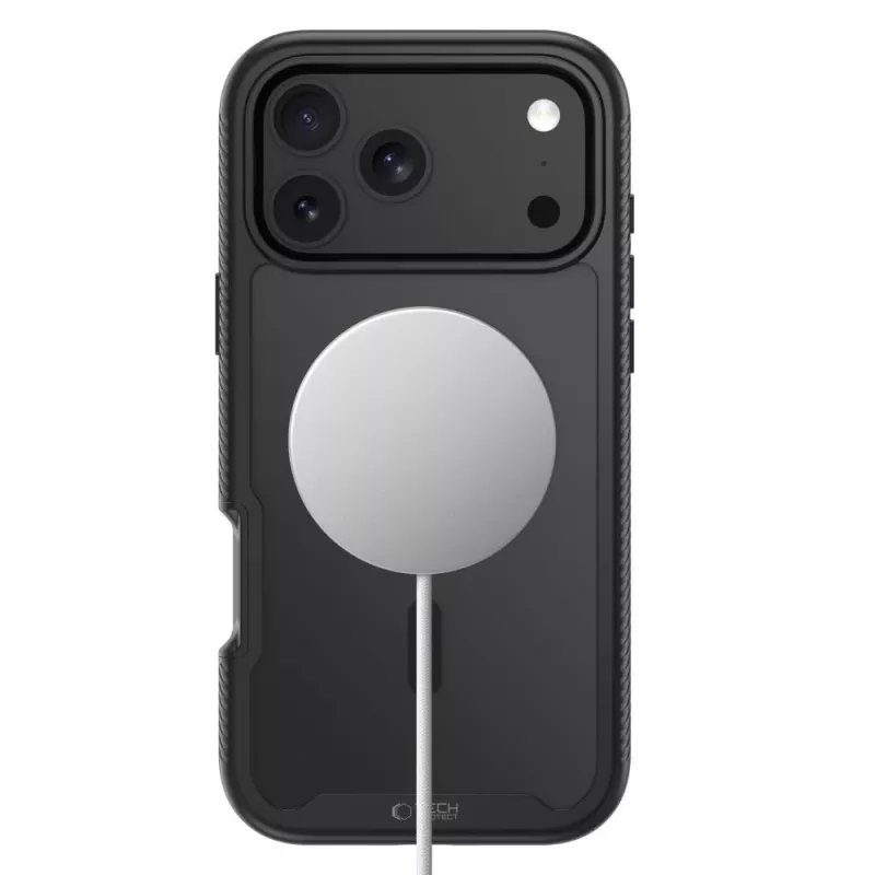 Tech-Protect Defense MagSafe Hülle für iPhone 17 Pro / 18 Pro Matt Schwarz