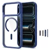Tech-Protect Magmat MagSafe Clear Case für iPhone 17 Pro Max / 18 Pro Max - Deep Blue