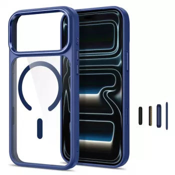 Tech-Protect Magmat MagSafe Clear Case für iPhone 17 Pro Max / 18 Pro Max - Deep Blue