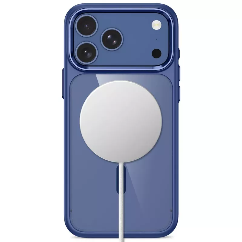 Tech-Protect Magmat MagSafe Clear Case für iPhone 17 Pro Max / 18 Pro Max - Deep Blue