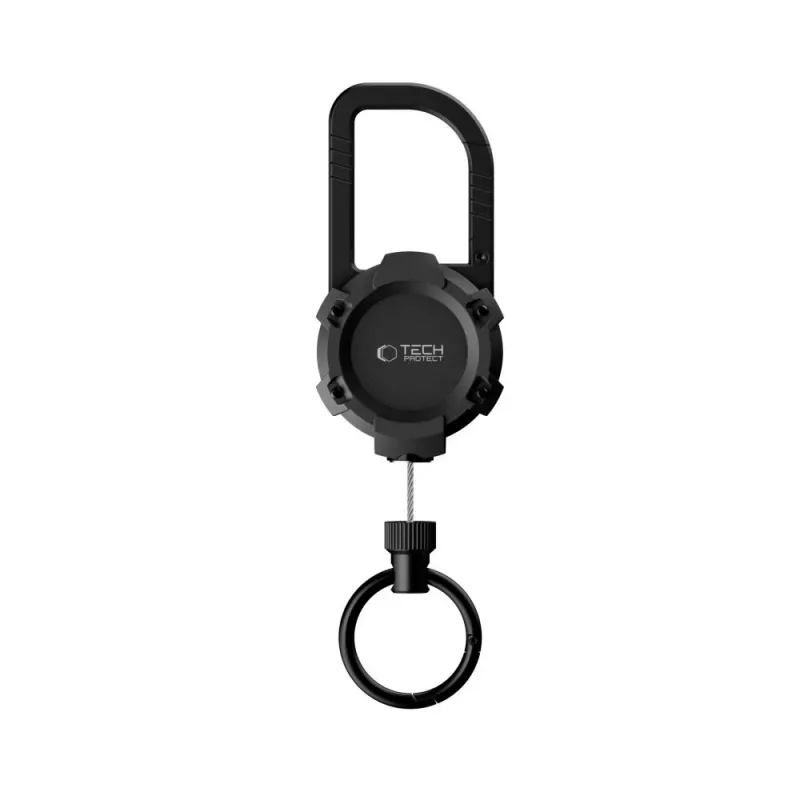 TECH-PROTECT ATH03 Urbanloop Diebstahlsicherer Halter für AirTag, Schwarz