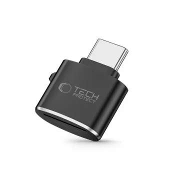 Spigen Tech-Protect Ultraboost USB-C MicroSD/TF Kartenleser - Space Gray