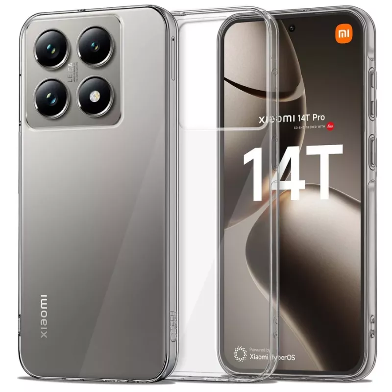 Tech-Protect Flexair Hybrid Hülle für Xiaomi 14T - Transparent