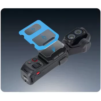SUNNYLIFE 9H Hartglas Screen- & Objektivschutz-Set für Insta360 Luna Ultra mit AR-Beschichtung, 2.5D-Kanten und Montagezubehör
