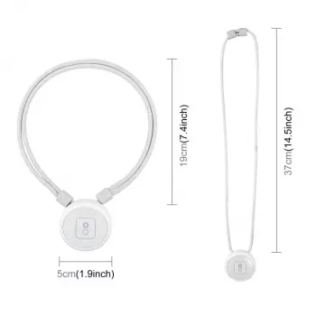 PULUZ PU1205W Magnetische Halshalterung Lanyard für Insta360 GO Ultra, Weiß