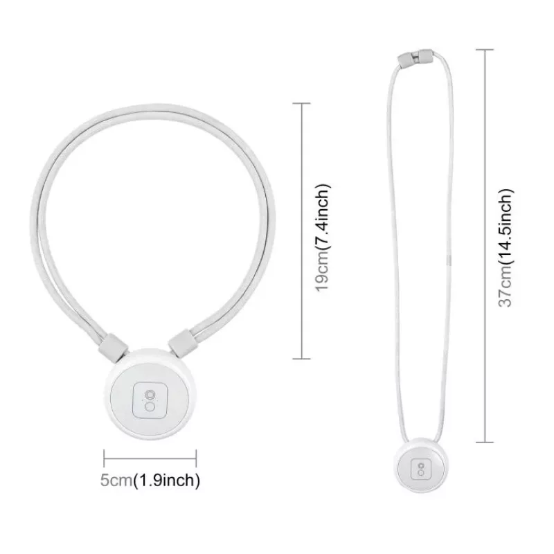 PULUZ PU1205W Magnetische Halshalterung Lanyard für Insta360 GO Ultra, Weiß