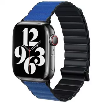 Beline Magnetic Pro Armband für Apple Watch 38/40/41mm Schwarz/Blau