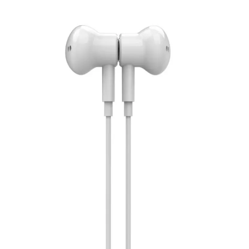 Beline USB-C In-Ear-Kopfhörer mit Mikrofon und Fernbedienung, Weiß