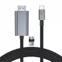 TECH-PROTECT ULTRABOOST Kabel USB-C auf HDMI 2.1 8K 60Hz 200cm Eisengrau