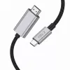 TECH-PROTECT ULTRABOOST Kabel USB-C auf HDMI 2.1 8K 60Hz 200cm Eisengrau