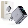 TECH-PROTECT POWERVISION NC140W-GaN 4-Port-Netzladegerät PD 140W / QC3.0 Dunkelgrau