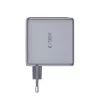TECH-PROTECT POWERVISION NC140W-GaN 4-Port-Netzladegerät PD 140W / QC3.0 Dunkelgrau
